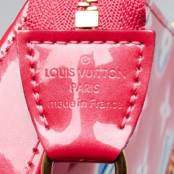Louis Vuitton Fuchsia Neon Monogram Vernis Valentines Day Mini Accessories Po... - Picture 8 of 12